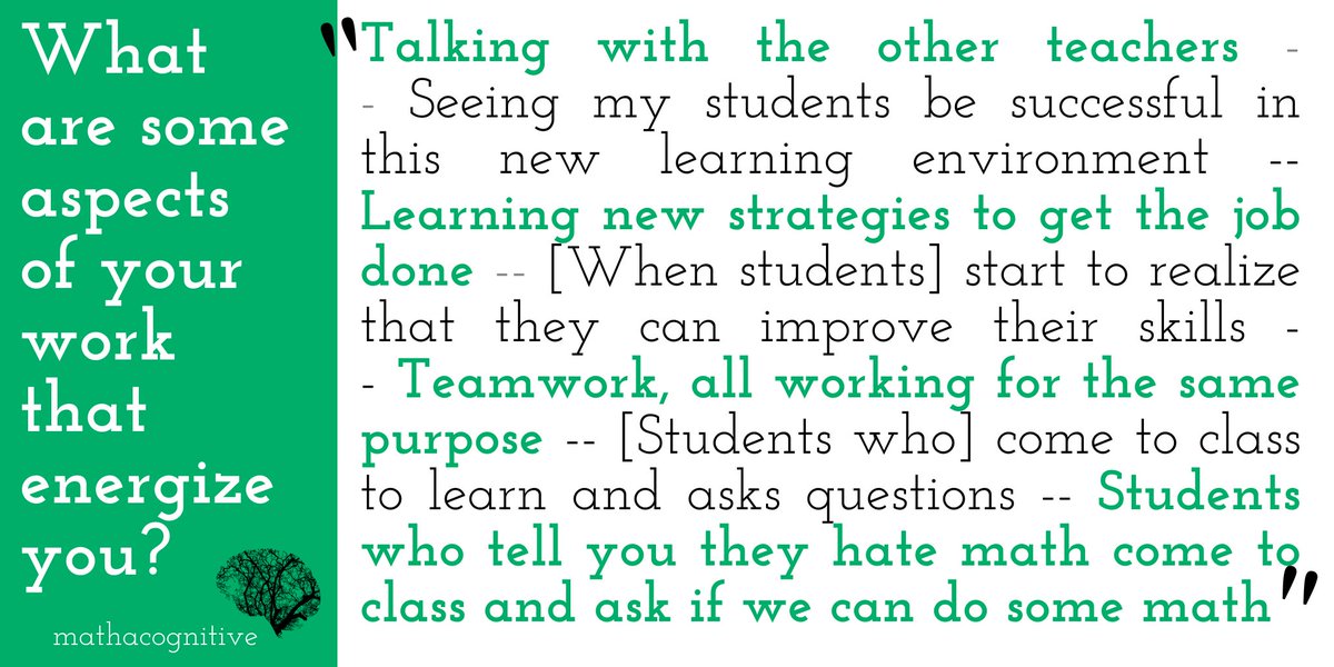 mathacognitive's tweet image. In a fall that&apos;s asking a lot of teachers, I got to talk with a group of adult educators in Virginia, about what&apos;s giving them energy right now.  #selfcare