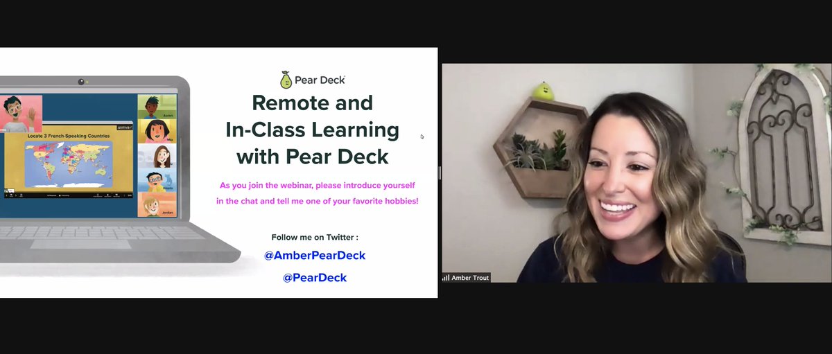 HansTullmann's tweet photo. 🤩Woohoo!  @AmberPearDeck is training @CastleSTEAM on @PearDeck!!!  
🤓 I'm totally geeking out right now. #CastleSTEAM #WeArePBV https://t.co/dqTODJ2hcF