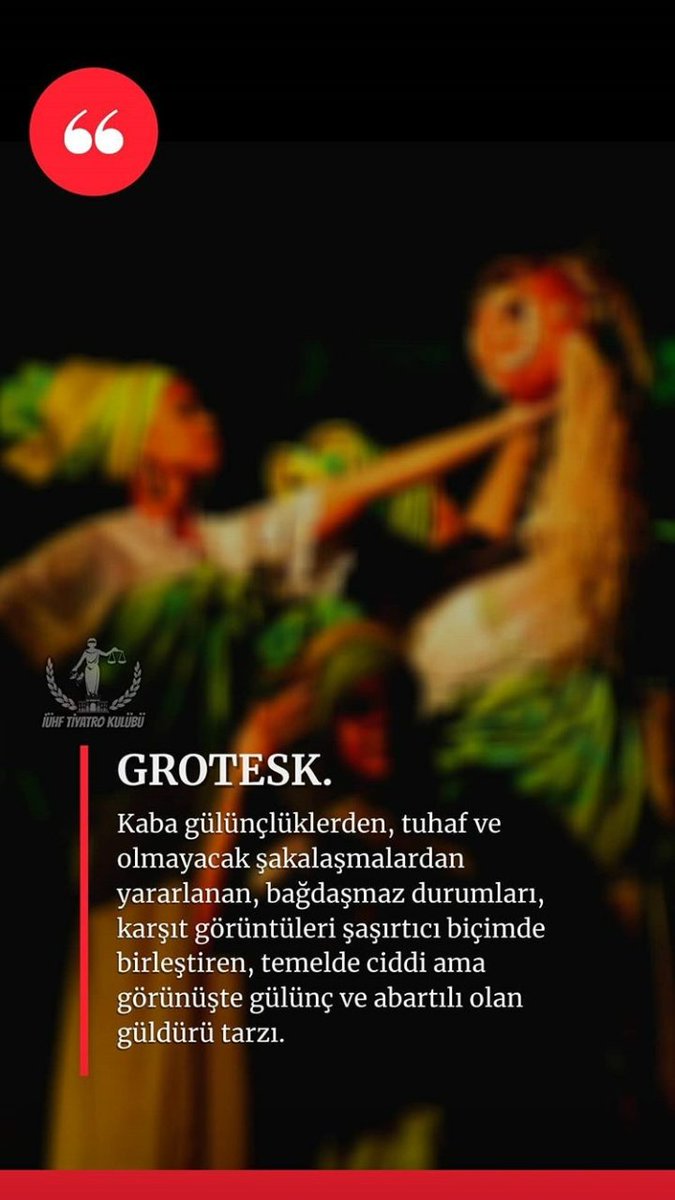 Sürekli duyduğumuz bir Tiyatro terimi daha, buyrunuz 🎭