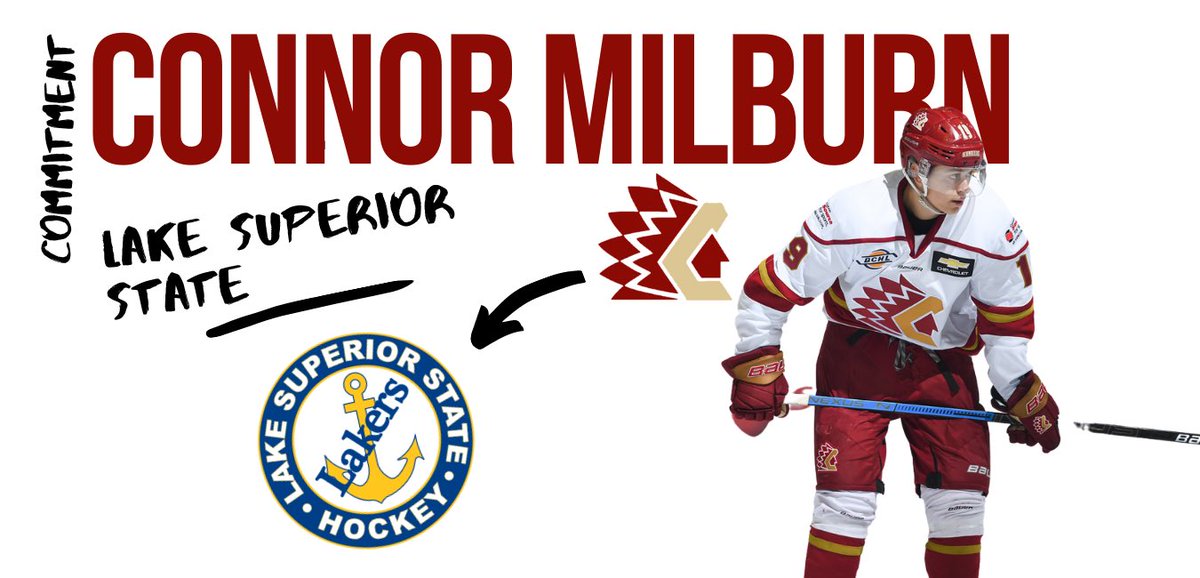 NEWS: Connor Milburn commits to Lake Superior State🏒

“Connor is a quiet leader that has a great attitude towards the game and his teammates, we couldn’t be more proud.”

🔗 chilliwackchiefs.net/milburn-commit… #ChwkChiefs