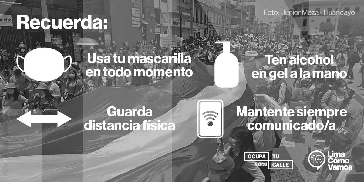 limacomovamos's tweet photo. #CiudadaníaActiva 
🔴 Los #espaciospúblicos atienden una serie de necesidades humanas: de recreación, salud mental, deportivas, y en estos días, de manifestaciones ciudadanas.

Desde donde estés, #OcupaTuCalle #OcupaTuPlaza #OcupaTuParque #TomaLaCalle #12N https://t.co/rd3cI0ru0d