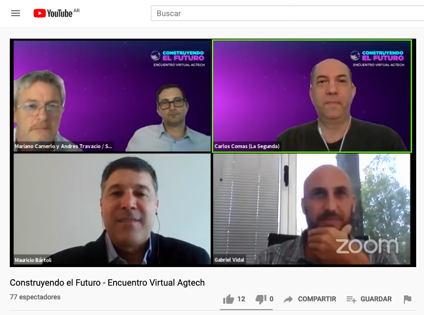 Maxinielsen's tweet photo. Panel 4. A full largamos a compartir experiencias de empresas. Ahora @agrired_ @L2_LaSegunda y @SmartiumAgro https://t.co/zOKxvm8IMQ
