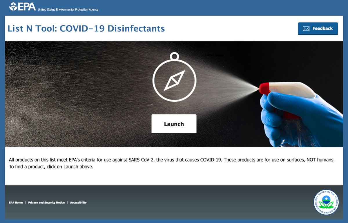 00ogyoungblood's tweet photo. Here's a helpful link to a website from the United States Environmental Protection Agency that shows List N Tool: COVID-19 Disinfectants😀 #COVID19 #COVID #USEPA #EPA #SARSCOV2 #DISINFECT #DISINFECTANT #LISTN #TOOLS #STAYSAFE #STAYHEALTHY #SURFACECLEANER
https://t.co/UPpc7q8B2w https://t.co/1sHW1KgkOE