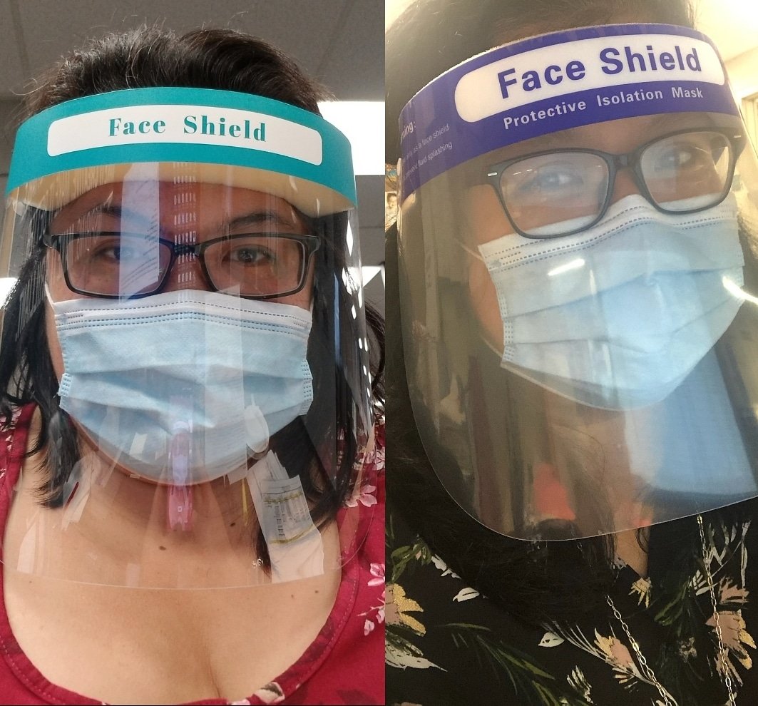 laughlovelive12's tweet photo. #SamsonSisters at their Finest π. We sent each other a pic of us with the double mask. πLol. #HappyThursday #WearAMask π·π· #SaveLives @SuzyQfromJersey https://t.co/CfCAyacofA
