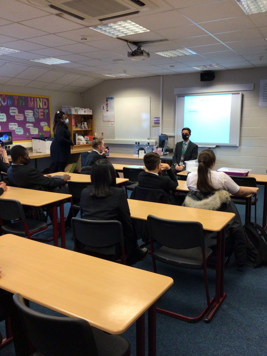 AllSaintsABC's tweet photo. It was Mr McDermott’s turn in the S3 Business Hot Seat today 🔥
Let’s just say our S3 put him to the challenge 💪🏼
Well done Mr McDermott!! @BMcD80841215  @MissClewry https://t.co/LS6wuS4Fgl