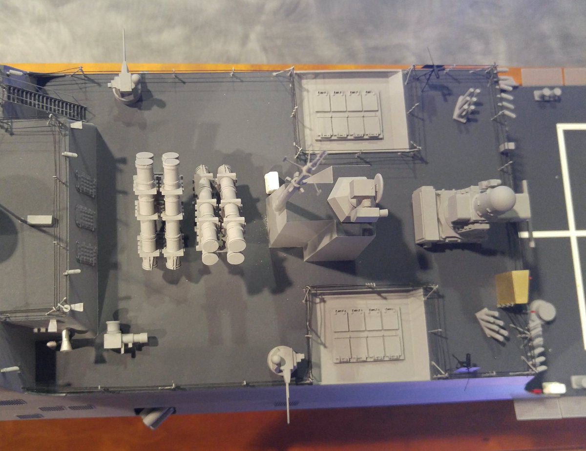 4. The two Mk41 VLS are enough for either 64 ESSM or a combination of ESSM (at least 32) and VL ASROC.5. I believe that Harpoon Block II will be fitted as Greece might think reusing current equipment form retired Ellis/Kortenaer-class FFG.6. The CIWS choice is another question.