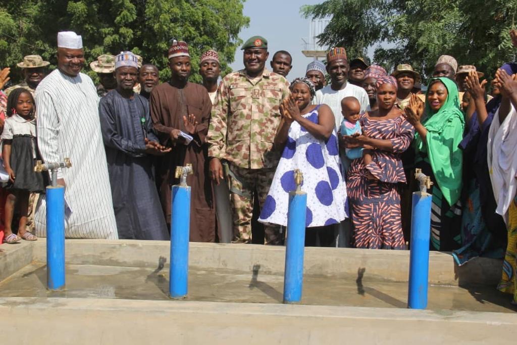 MCRPBORNO's tweet photo. MCRP Borno Handing Over of Completed Solar Borehole Project in Maimalari Baracks. https://t.co/UVAw9xKO67