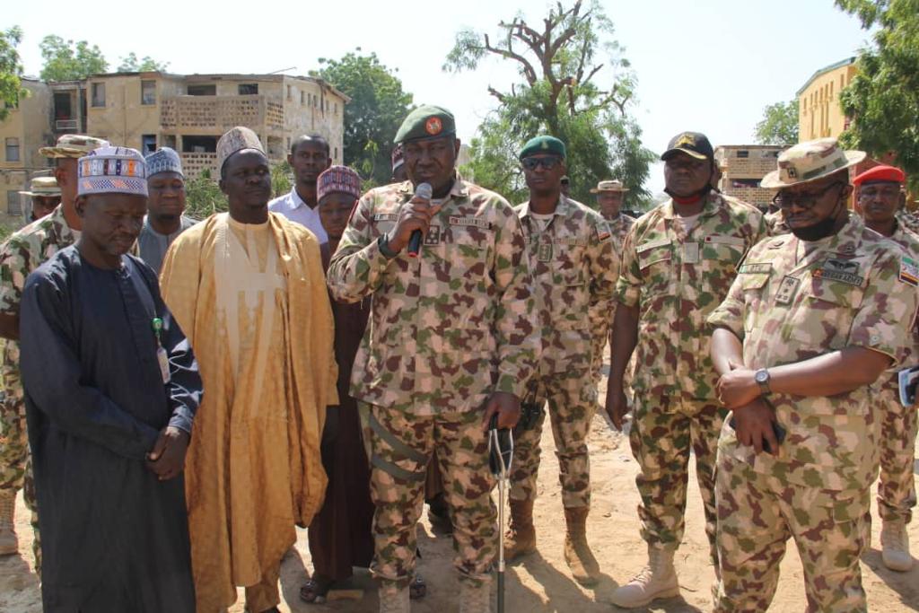 MCRPBORNO's tweet photo. MCRP Borno Handing Over of Completed Solar Borehole Project in Maimalari Baracks. https://t.co/UVAw9xKO67