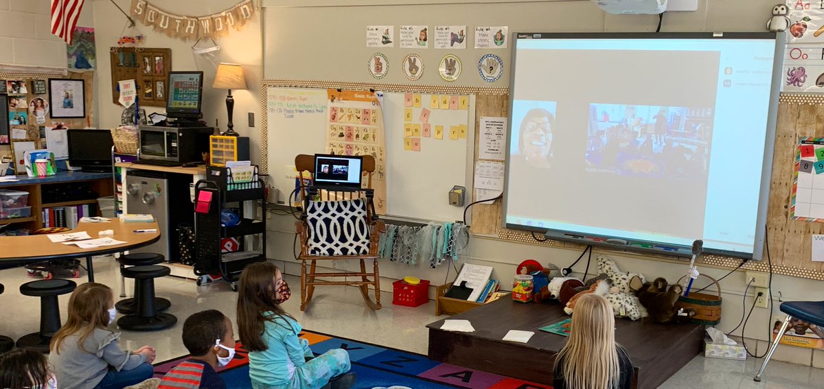 When a BIG part of your classroom is gone for the last of in seat instruction - you make sure to send some love! Our kiddos loved seeing your smiling face today ❤️ We love you #MsMorgan! #WeBelieveinBRE