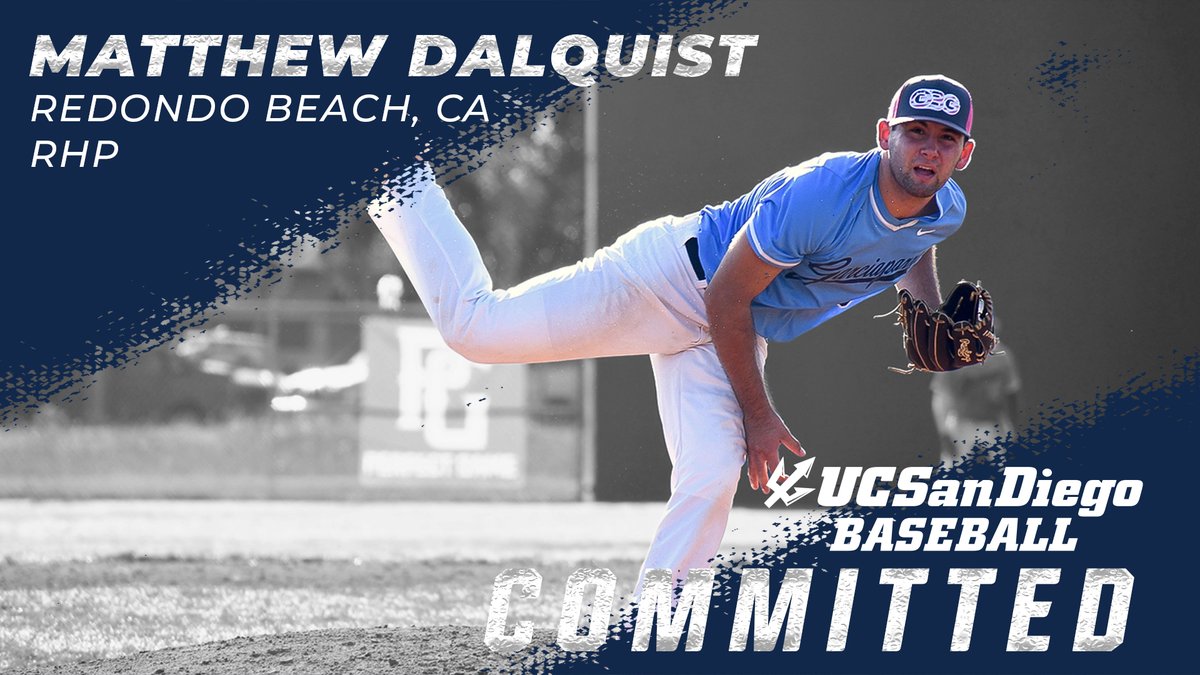 UCSDbsb's tweet photo. Next up, Matthew Dalquist! Another strong RHP coming to La Jolla! #GoTritons https://t.co/xqaAzLnLZH