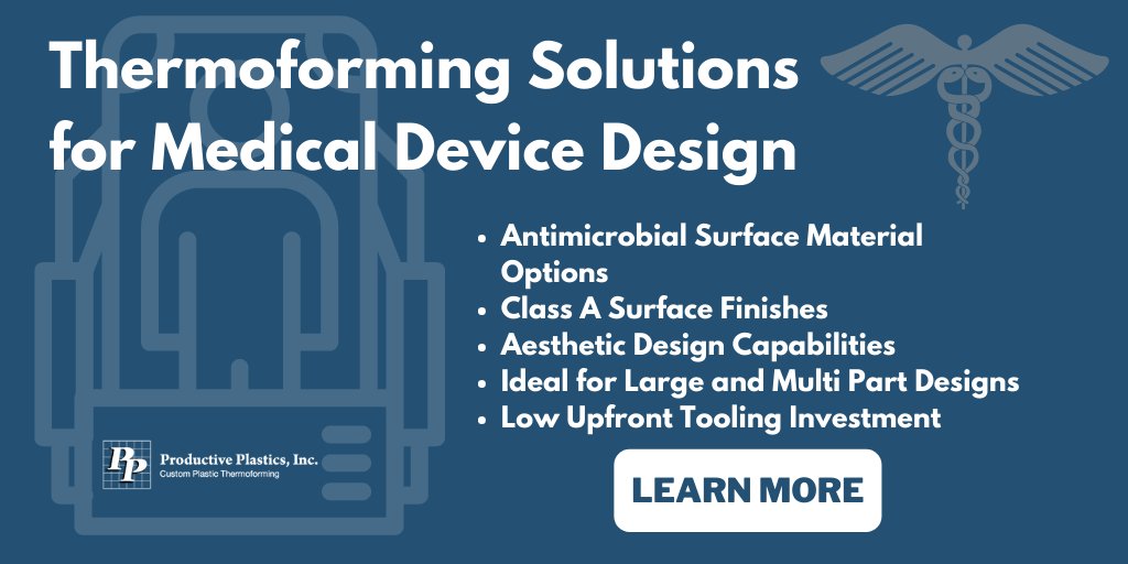 ProductiveCo's tweet photo. https://t.co/NW98OBm3pN Plastic thermoforming solutions for the #medicaldevice industry. Make a medical device stand out, not just aesthetically and in material performance, but in cost effectiveness as well. https://t.co/HGYStKmHrQ
