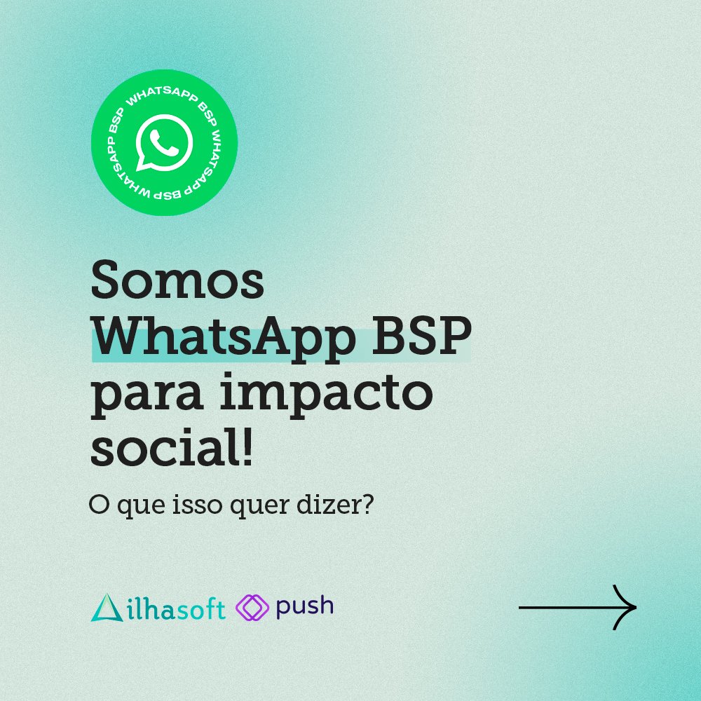 WeAreWeni's tweet photo. Fomos oficialmente selecionados como Business Solution Provider (BSP) do @WhatsApp.😀
Entenda melhor nas imagens!
#whatsappbusiness #whatsappapi #ilhasoft #chatbot https://t.co/yhNCJMyInR