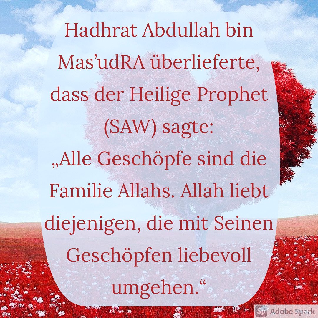 SoulCheckz1's tweet photo. Die Liebe zur Menschheit ist seit der Entstehung des Islam eine Vorschrift. #religion #Deutschland #Liebe #islam #ahmadiyya https://t.co/ISdNDFlrhV