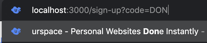m0nald's tweet photo. On first load of the referral code page, it generates your code :o which gets added into the DB. 

The actual referral link is just the signup url with a query param 🧠 https://t.co/SchszPPWDg