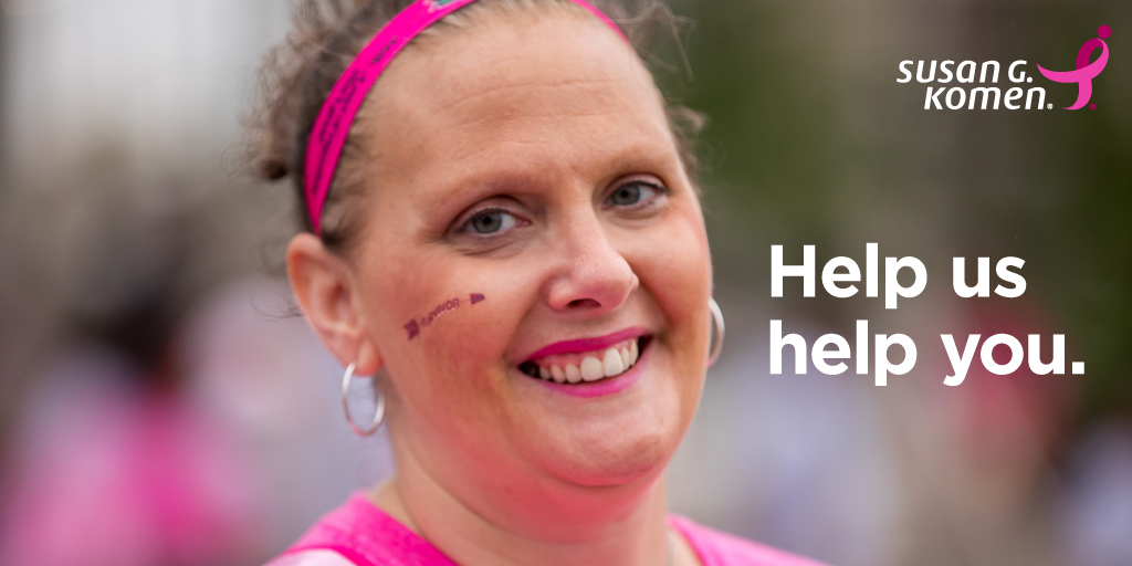 KomenWisconsin's tweet photo. To all our loyal followers- THANK YOU so much for your unwavering support. How can we better serve #breastcancer patients? Take this short survey: https://t.co/GCKbGVKgA1 https://t.co/1Yi5IF7Ocz