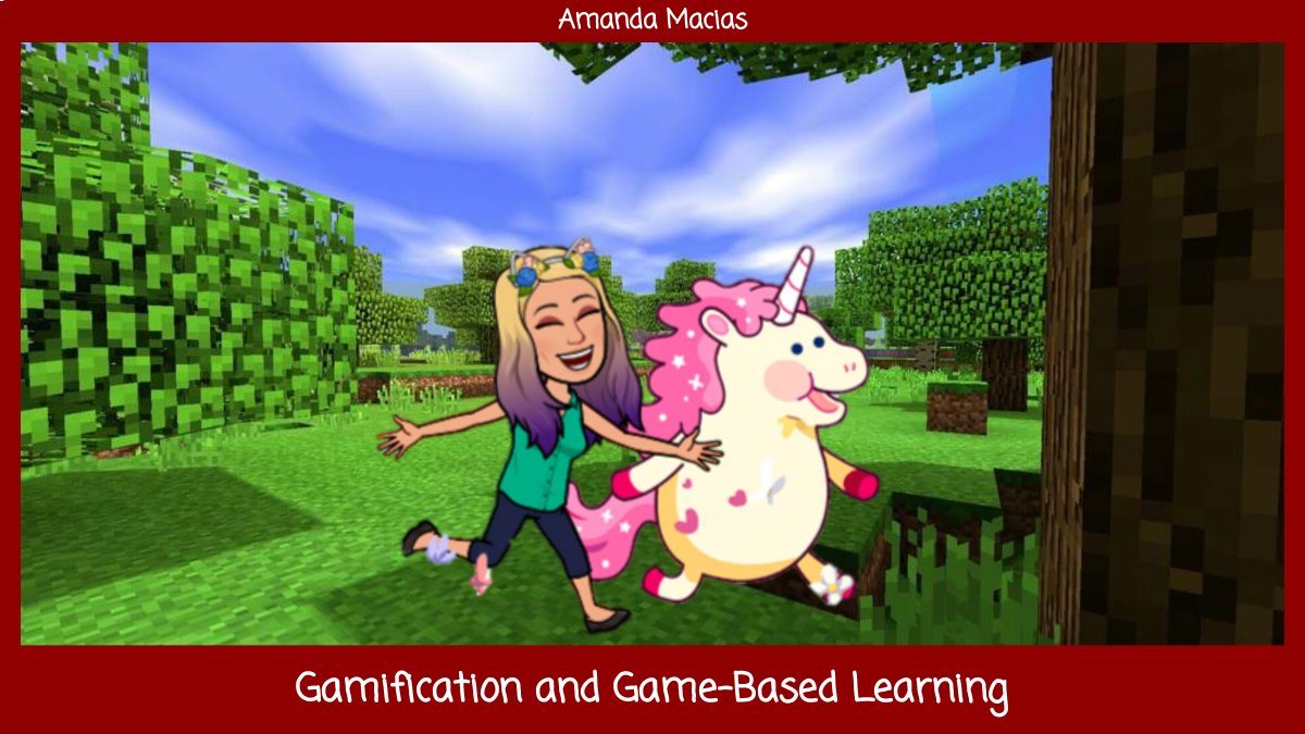 Today in Twinning is Learning...

'The Power of Gamification and Game-Based Learning in Education'

It is a pleasure for us to have @ItsAmandaMacias sharing her expertise on #Gamification and #GameBasedLearning !

etwinz.com/post/the-power…

#eTwinz 👥 #TeamUniquorn 🦄