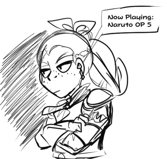 I am sorry that I make all my characters like this. 