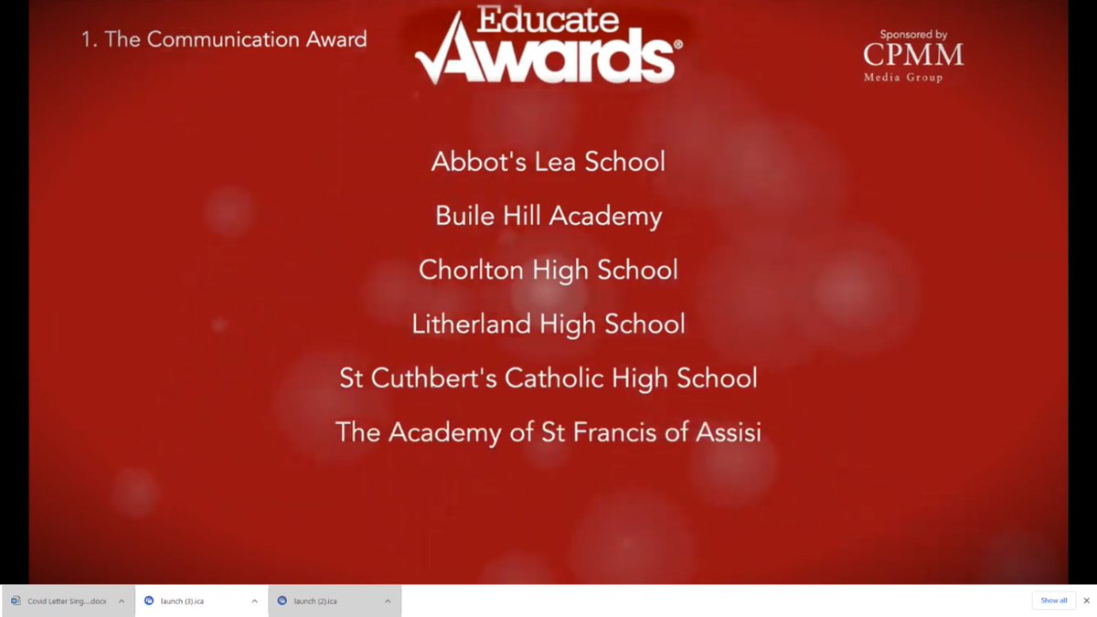 LitherlandHigh's tweet photo. We are delighted to announce that we have been shortlisted for the #CommunicationAward and #MostInspirationalSecondarySchool in this year's @EducateAwards #ILoveLivo #LivoFamily https://t.co/Z1HJaSTNJN