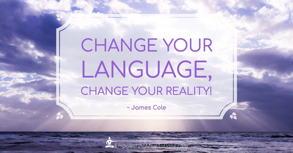 PowerMeditate's tweet photo. Change your language, Change your reality!
https://t.co/NeIN1SwjJS
#Changeyourlanguage #Changeyourlanguagechangeyourlife #Personaltransformation https://t.co/D5sL01iCPM