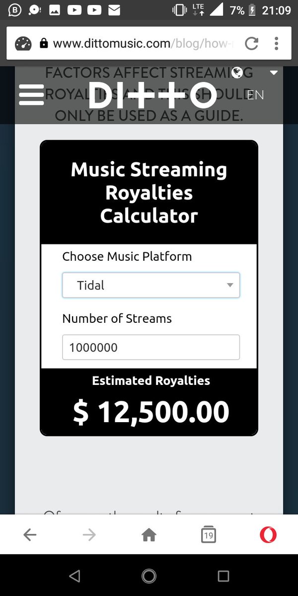 6. Download Tidal also and stream from there ..you can download Tidal on your Windows,IOS and Android that means you can multitask with these on your Laptop..The royalties is very madd..12,500 dollars from 1million stream Laycon smiling to the bank