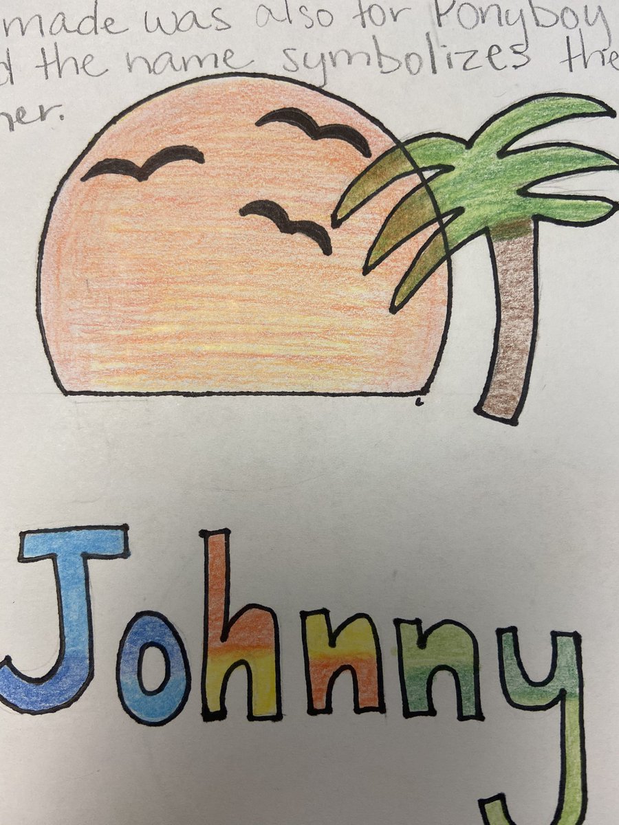 8th grade is about to wrap up my favorite book to teach. They designed original tattoos for the characters and then had to write an explanation of the symbolism of the tattoo. #gpeproud #renwickproud