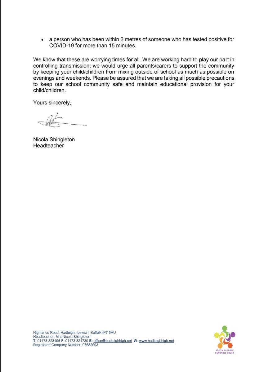 Hadleigh High School tweet media