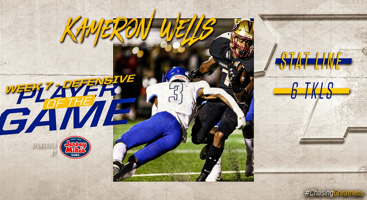 CoachMaloneFB's tweet photo. Week 7 versus Creekview Player(s) of the Week:
@garrettglass @KamronWells4
@HoochHappenings @HoochFootball
Special thanks to our sponsor @jerseymikes for all that you do. Best place to create great moments and memories.
#ChasingGreatness
#BuildingRealMen
#4theculture https://t.co/n07DnEOHdk
