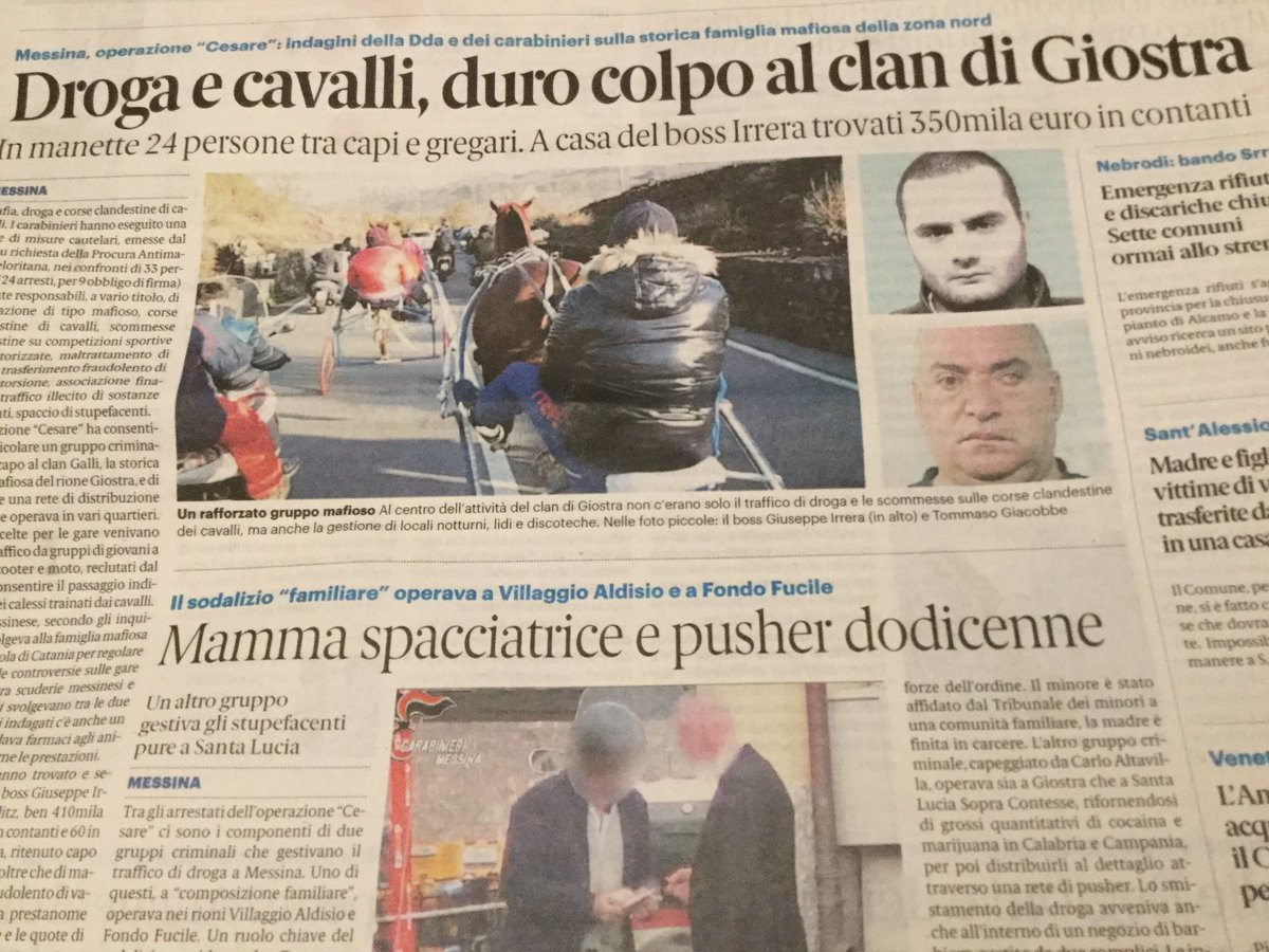 These mafiosi arrested today in Messina would made it into the cast of my movie...7/n