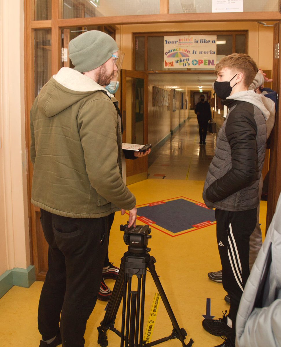 ccn_school's tweet photo. Action! 🎥 TY2 had a very productive 1st day on set today.  Our budding stars are shining under the guidance of Barry and Darren @ActorsVision @ceist1 @TYUpdated https://t.co/PQAooEf163