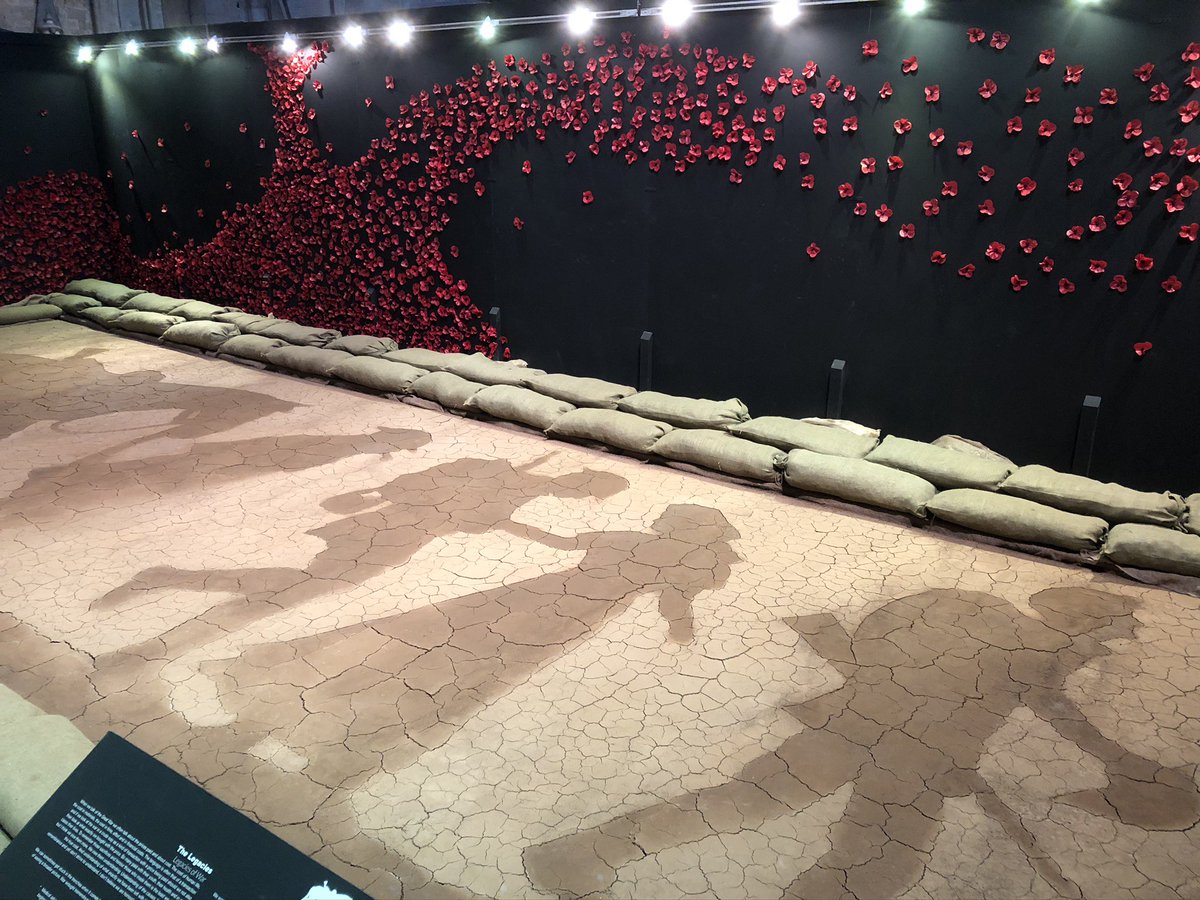 The mud sculpture, exhibited in the cathedral, had dormant poppy seeds within. The mud was broken up and sold with instructions on how to ‘rebirth’ the flowers.