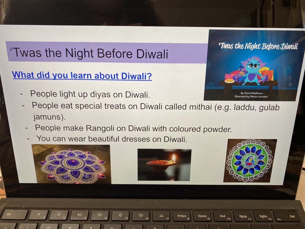 Today, we had the opportunity to listen to author <a href="/zwadhwani/">Zenia Wadhwani</a> read her book ‘Twas the night before Diwali. Gr 1 Ss had great discussions about Diwali all day.  They were so excited to share all about the different  holidays they celebrate. #festivaloflights #HappyDiwali