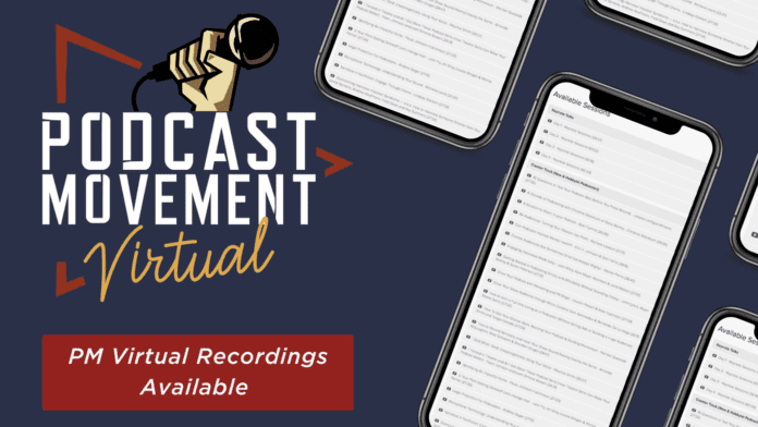 PodcastMovement's tweet photo. ๐ #PMVirtual recordings are now available! ๐
Get access to every VIRTUAL breakout session, panel discussion, and keynote talks, given by some of the biggest names in podcasting. Watch it all at your own pace โ your access never expires!
Get access: https://t.co/ehsKJZFZNh https://t.co/U3BTWboVyk