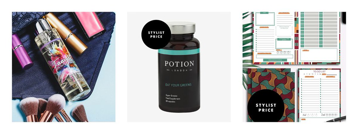 StylistMagazine's tweet photo. This week’s #TheDropByStylist highlights include Afrotouch Design’s Productivity Pack, Potion London’s Eat Your Greens supplement (both available at a special Stylist price) and Sbri’s funky coin purse: https://t.co/R8WERxhGzx https://t.co/MnFdNOM2Pe