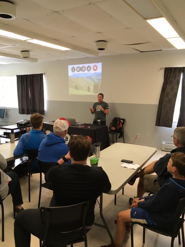 When trails aren't designed properly, erosion will quickly turn them to mush. Therefore we have trained dozens people from Greater Saint John on sustainable trail building techniques and practices by working with national leaders such as  @IMBACanada 6/10