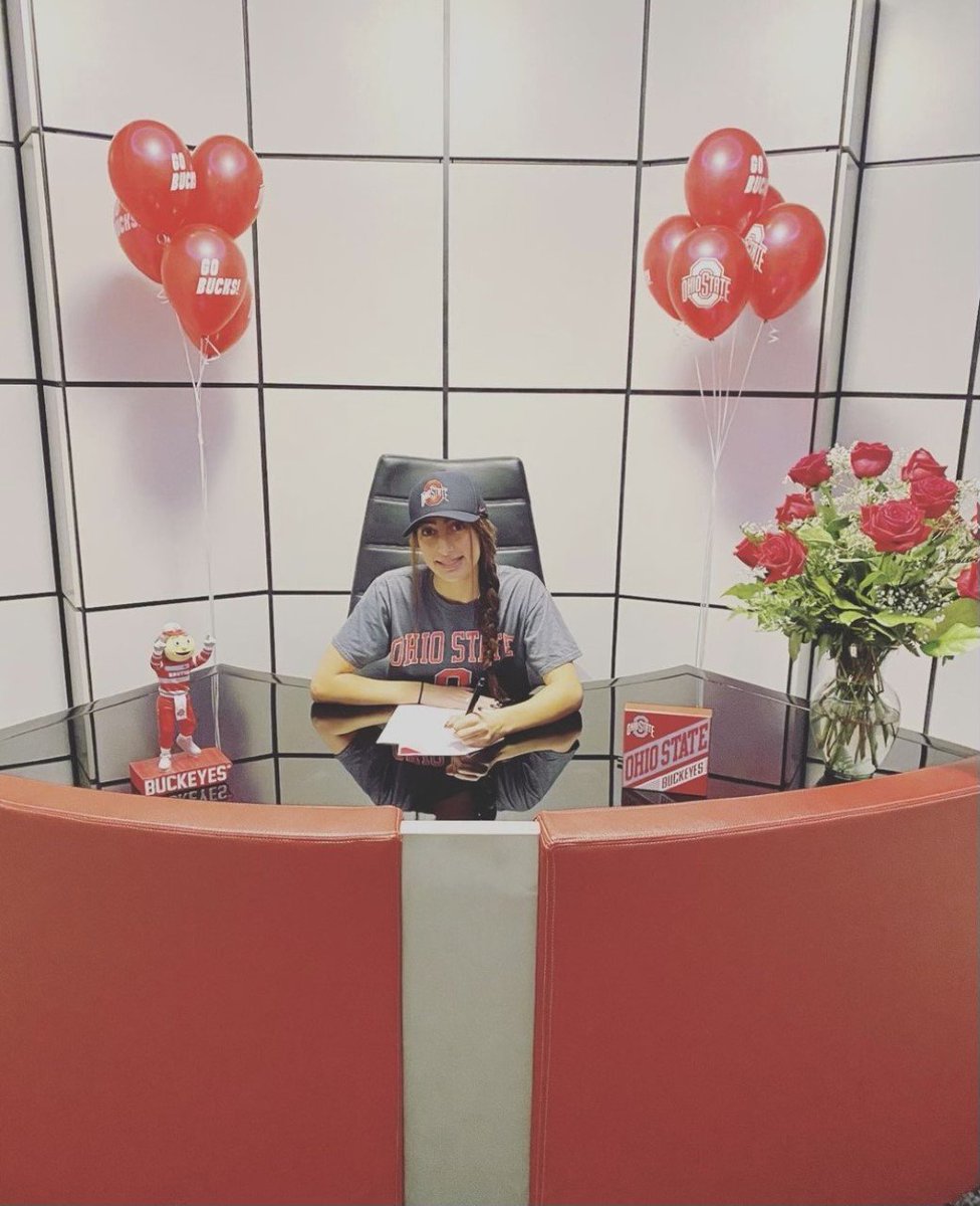 LHSAthleticDept's tweet photo. Congratulations &amp; Best of Luck to @maddieatway 
 for signing to play tennis at The Ohio State University!! 
@Olhs10s @Mr_Starner https://t.co/QzCOnfIiyr