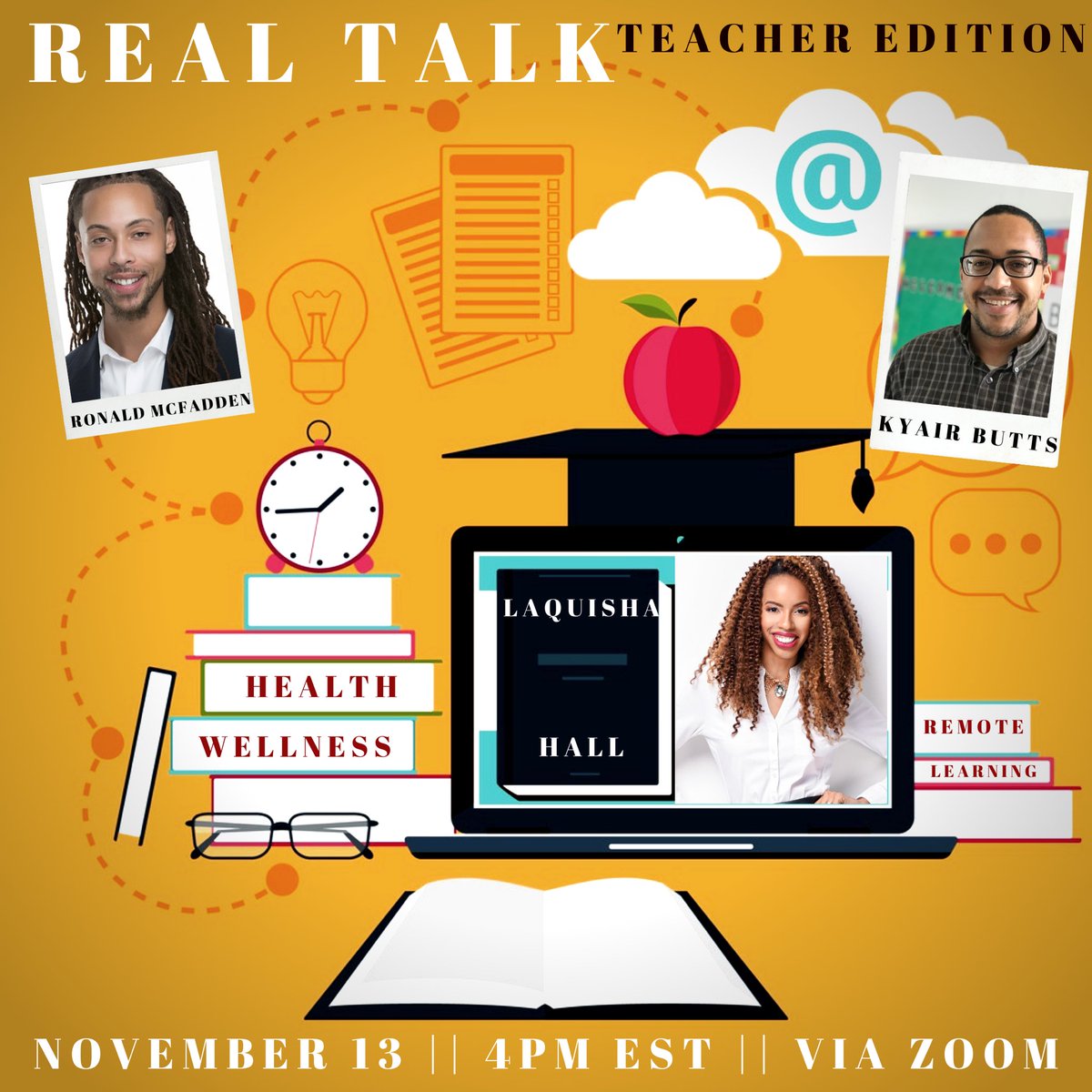 It’s definitely time for a check-in! Join us tomorrow to refresh &amp; refuel! #RealTalk4Ed 🎓🍎✨