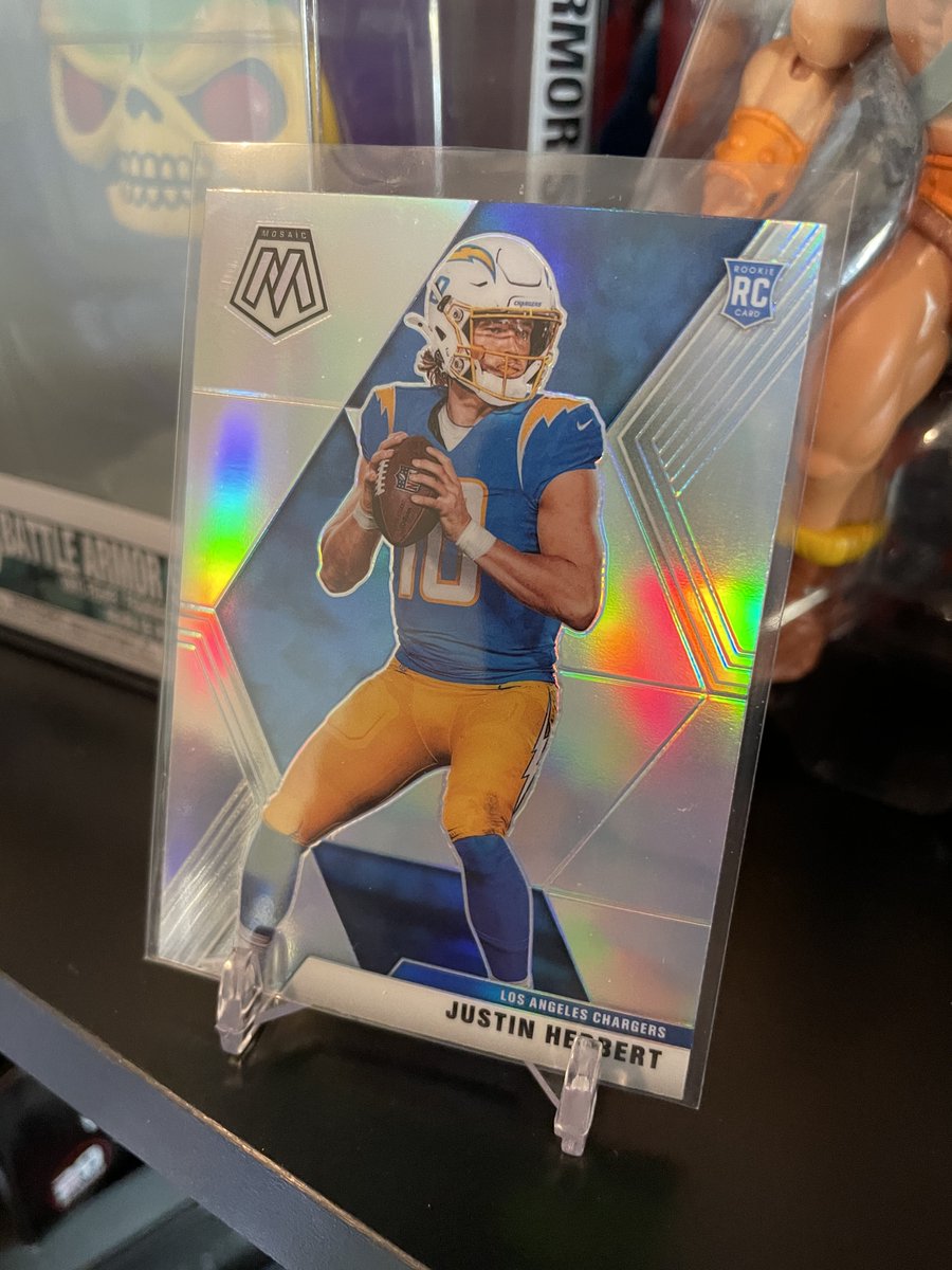 Justin Herbert Mosaic PRIZM rookie.