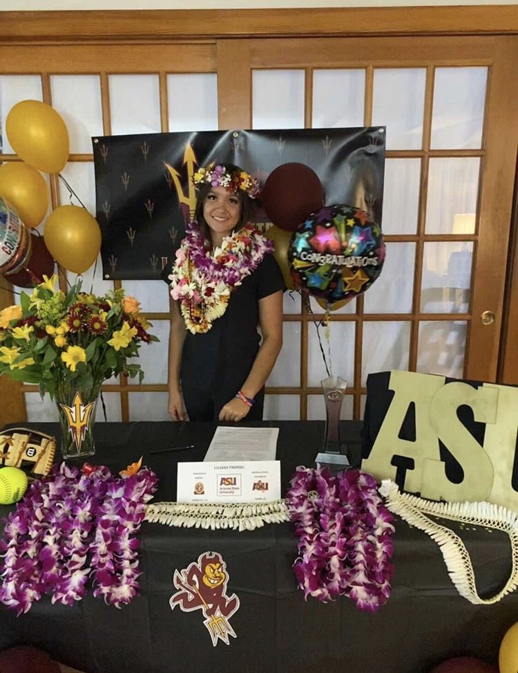dirtdogsgold's tweet photo. A huge Congratulations to Liliana Thomas signing her letter of intent to Pac 12 school Arizona State University! So proud of you! 🎊🎊@ASUSoftball https://t.co/RbQY1x62TN