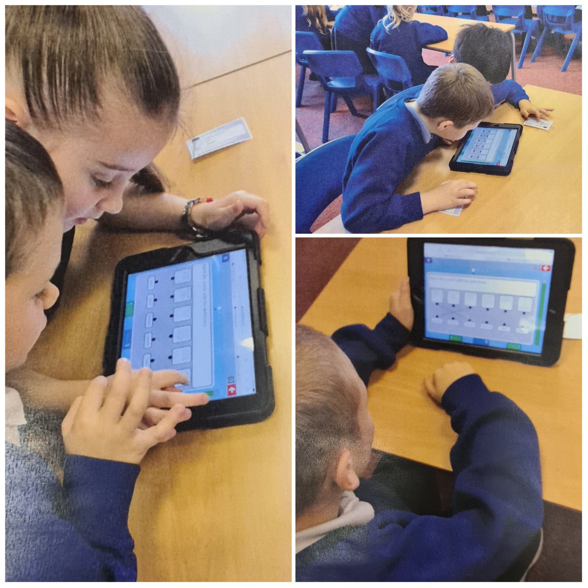 DeltaStrand's tweet photo. Fantastic ICT lesson in HMS Diamond today, learning all about Algorithms!
We have such tech-savvy children that were able to put their own sequences together for their partner to follow, Great Work! @DeltaStrand #Ipads #ICTFun💻📱🖥 https://t.co/289o4hMKVA