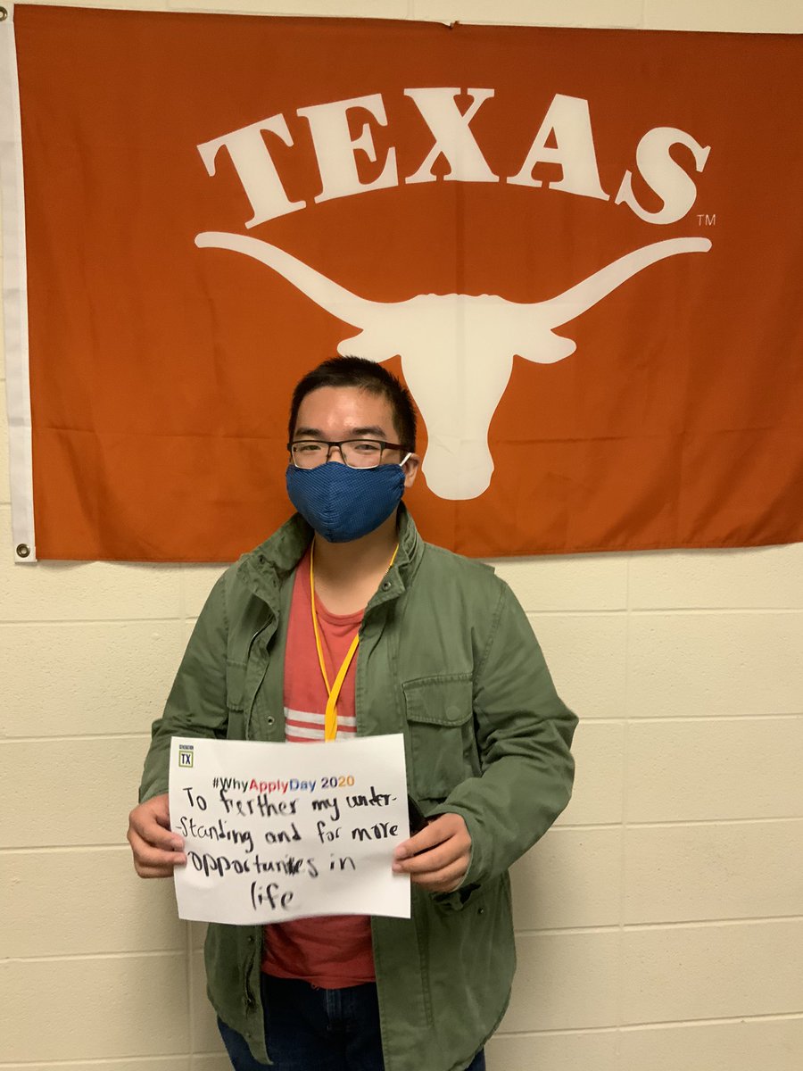 Howdy everyone! I know that yesterday was #WhyApplyDay for us so I wanted to continue to share our amazing reasons for going to college!! 
<a href="/KleinForest/">Klein Forest HS</a> <a href="/KISD_Counselors/">Klein ISD Counselors</a> <a href="/KISD/">kisd</a>