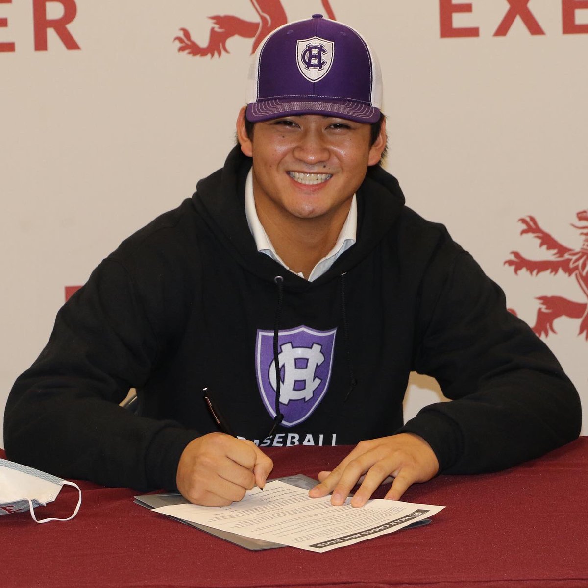 ExonianSports's tweet photo. Congratulations to this terrific group of student-athletes who committed to some excellent NCAA programs last night. 

-Robbie Stankard - Basketball - Columbia
-Tessa Shields - Lacrosse - UMass 
-Rosemary McIlroy - Lacrosse - Bryant 
-Nick Wang - Baseball - Holy Cross https://t.co/K3fipjR0Ac