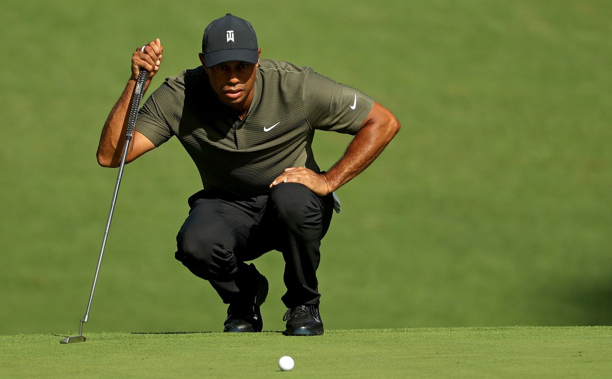 BleacherReport's tweet image. Tiger in Round 1 of #themasters

▪️ 4-under (68)
▪️ Ties best opening round at Augusta
▪️ First bogey-free round in 106 rounds

Great start for the defending champ 🐐