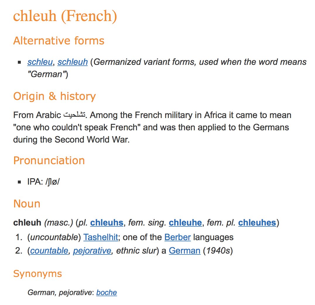 Going down the rabbit hole of etymology.