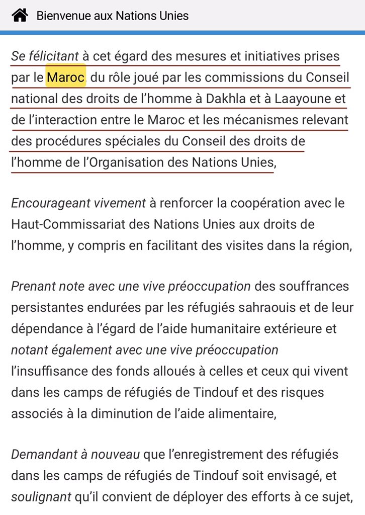  — La résolution 2548 [31/10/2020] du Conseil de Sécurité de l’ONU fut largement en faveur du Maroc.Le polisario, hostile à cette résolution, a alors accru ses exactions. L’organisation terroriste parrainée par l’algérie cherche le conflit armé. #PolisarioTerrorists