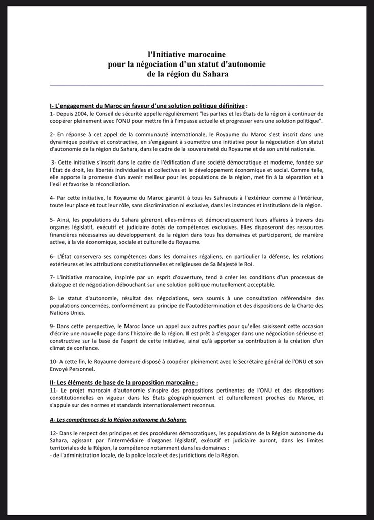  — Diplomatie : fer de lance de la vision royale.Sous le règne du Roi Mohammed VI, le Maroc rend copie quasi-parfaite sur le dossier Sahara. Plan d’autonomie, développement économique exceptionnel du Sahara, retour dans l’Union Africaine, ouvertures consulaires...