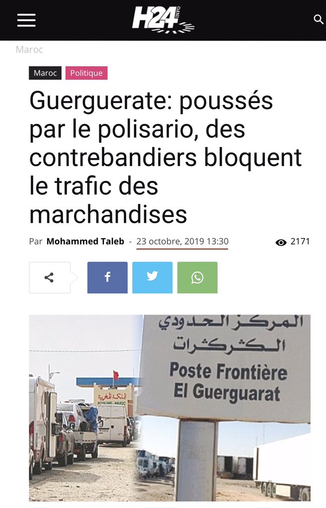  — Comment réagir aujourd’hui ?Tout d’abord, il faut mesurer l’ampleur réelle des événements. Ces gesticulations du polisario ont lieu chaque années à l’occasion de la résolution annuelle du Conseil de Sécurité. Chaque année, ils retournent gentiment en algérie.