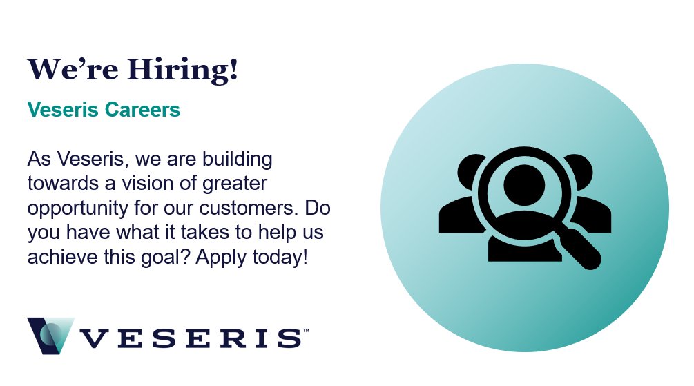 GoVeseris's tweet photo. Our most important asset is our people-currently 400 experienced professionals with knowledge and support who are dedicated to being there for our customers. Click here to browse career opportunities with Veseris >> https://t.co/mo6K9EBEV8 https://t.co/WYU3TWdUHz