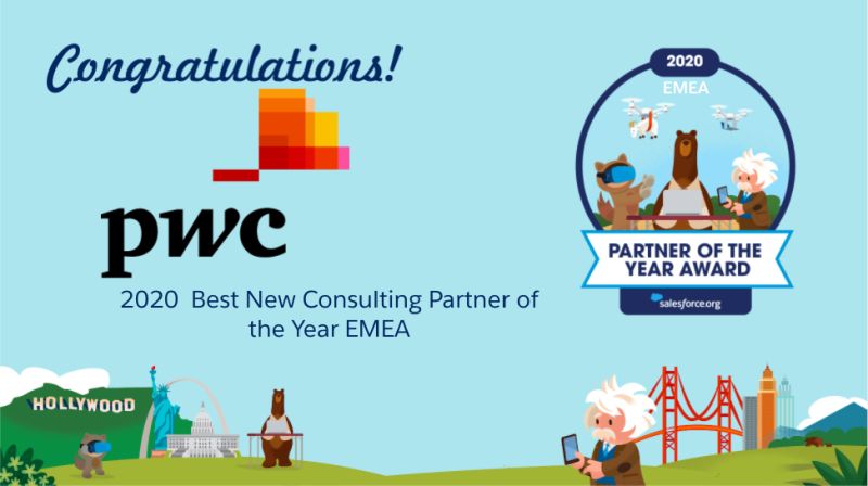 Proud to see PwC awarded as 'Best New Consulting Partner of the Year' for EMEA by <a href="/SalesforceOrg/">Salesforce.org</a>. Honoured to be part of a team of talented colleagues that's contributing to making a lasting impact in society by supporting so many for-purpose organisations make their difference.