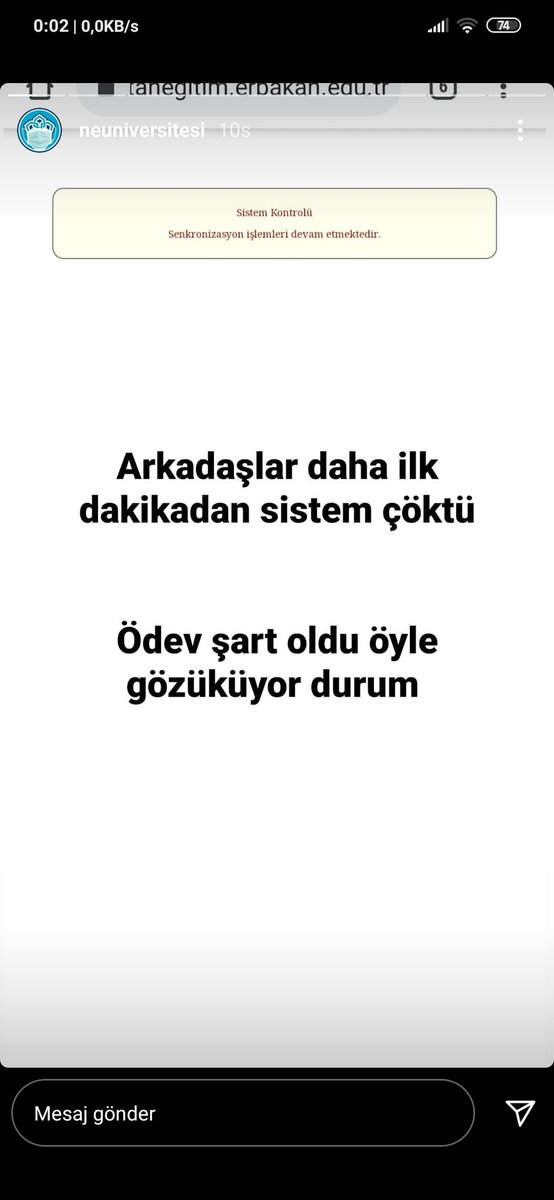 #neuelueoedevistiyor