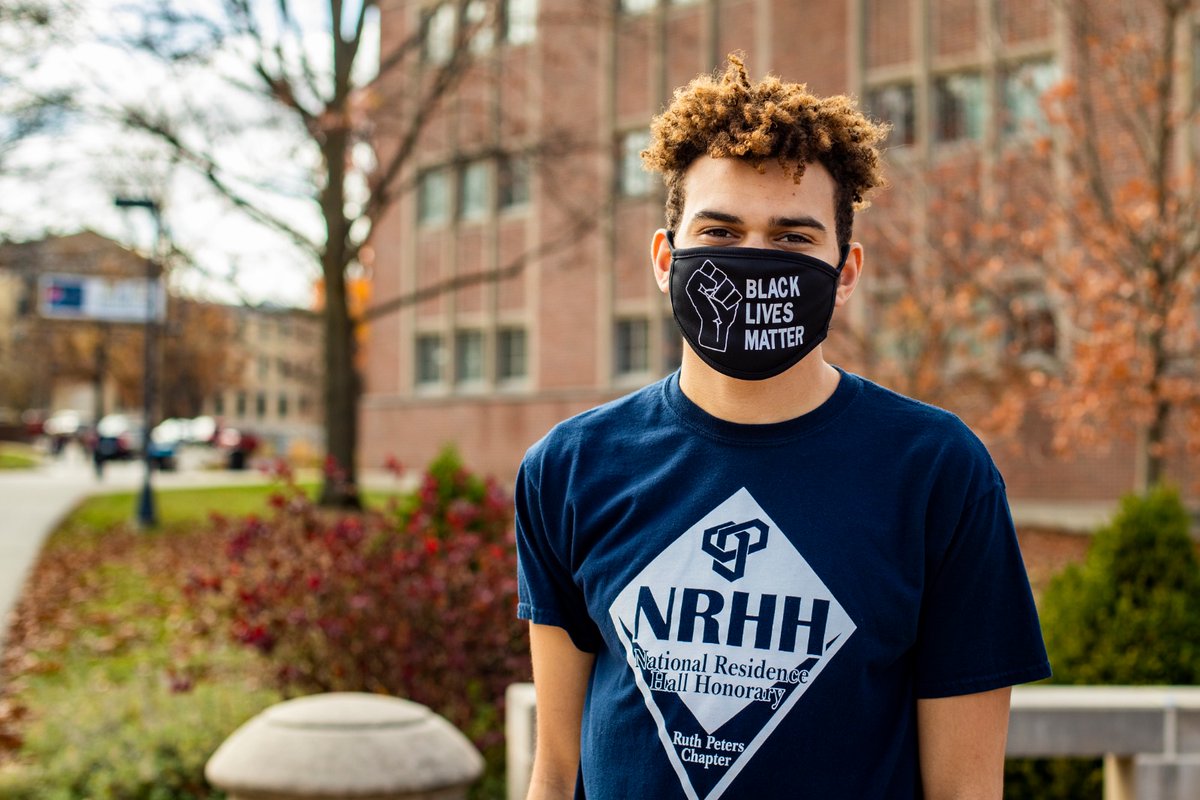 BallState's tweet photo. “My favorite part [of being an RA] is building connections. I was an RA two years ago, but I took a year off. The connections I built and helping others love Ball State as much as I do ultimately brought me back.” - Joseph Johnson, senior Gen. Studies major. #CardinalConnect https://t.co/6YYYciiN7E